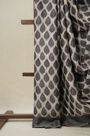 Slate Grey HBP Modal Silk Saree - SRSGMSS507