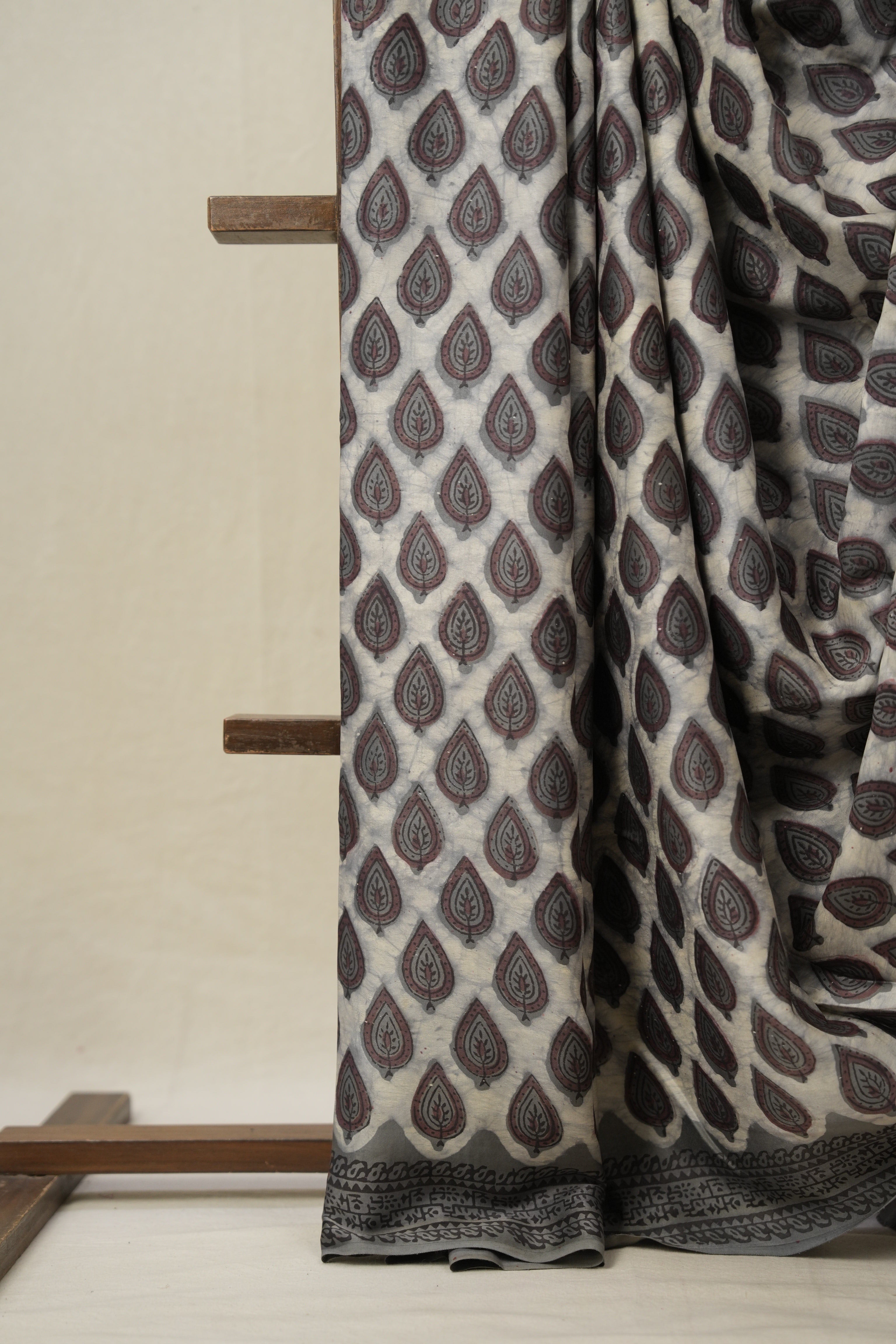 Slate Grey HBP Modal Silk Saree - SRSGMSS507