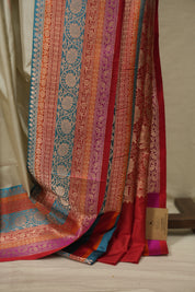 Beige Banarasi Silk Saree - SRBBSS994
