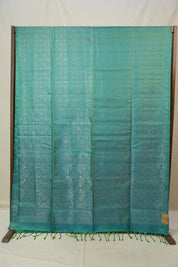 Two Tone Turquoise Soft Silk Saree - SRTTTSSS430