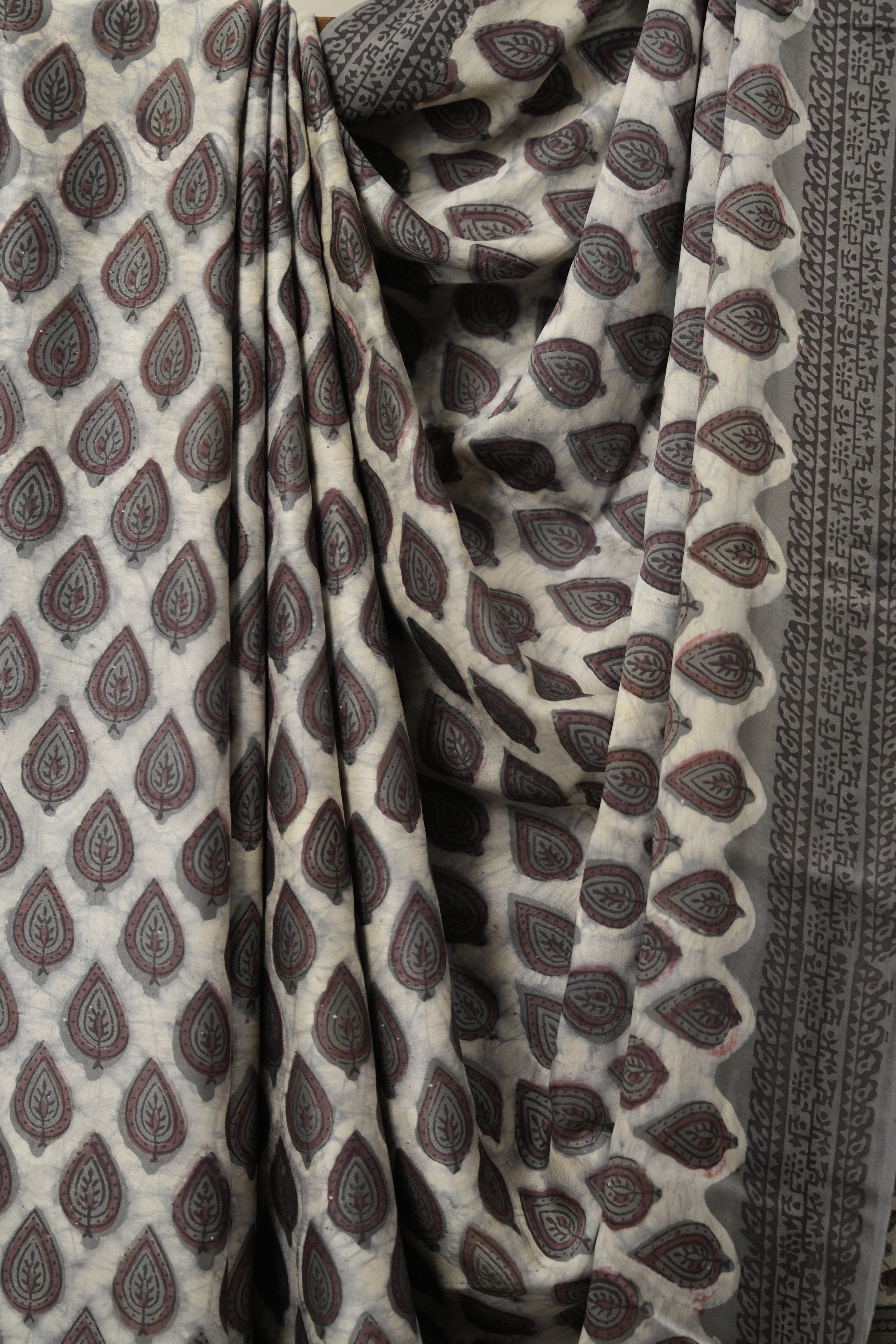 Slate Grey HBP Modal Silk Saree - SRSGMSS507