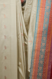 Beige Banarasi Silk Saree - SRBBSS994