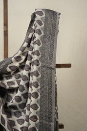 Slate Grey HBP Modal Silk Saree - SRSGMSS507