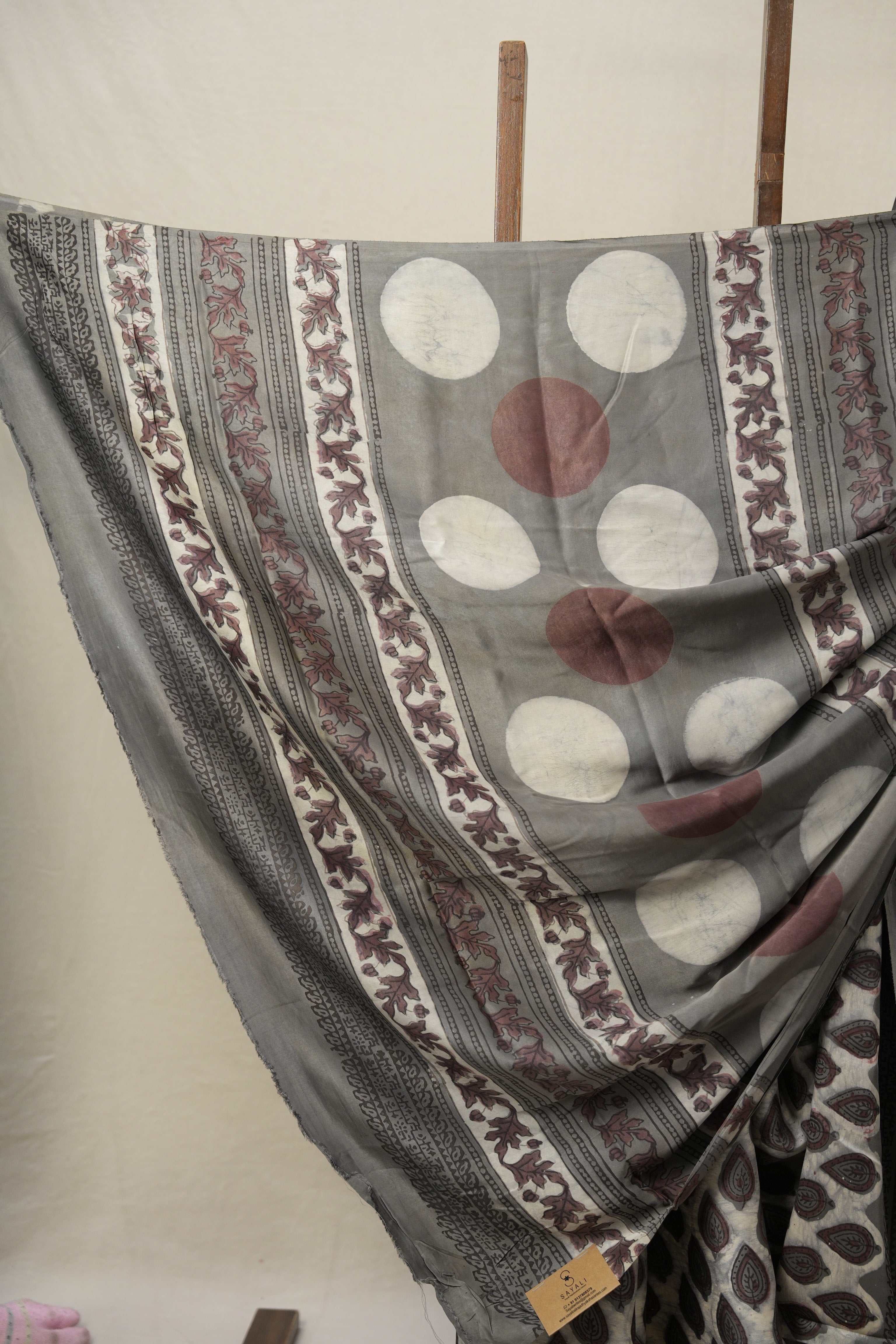 Slate Grey HBP Modal Silk Saree - SRSGMSS507