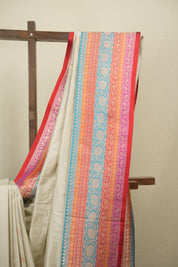 Beige Banarasi Silk Saree - SRBBSS994