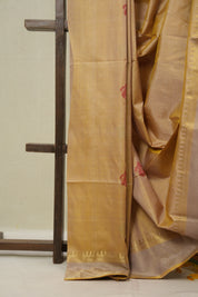 Sand Gold Mulberry Silk Saree - SRSGMSS07