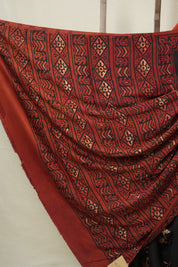 Black HBP Modal Silk Saree - SRBMSS578