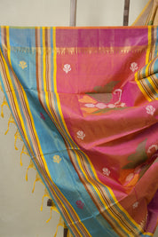 Sand Gold Mulberry Silk Saree - SRSGMSS07