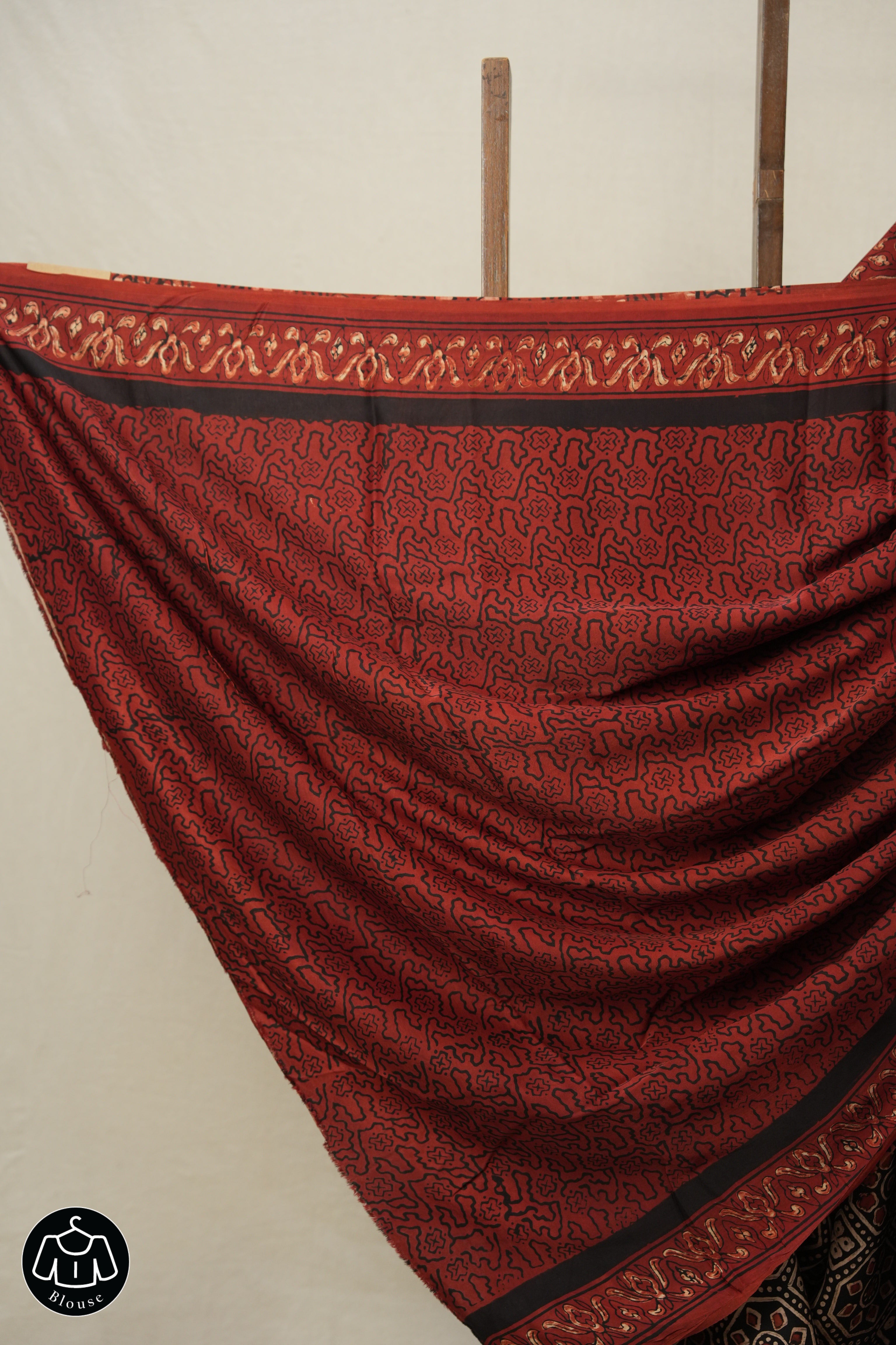 Black HBP Modal Silk Saree - SRBMSS509