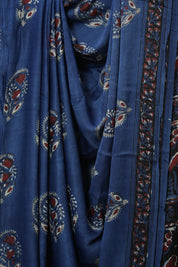 Blue HBP Modal Silk Saree - SRBMSS577