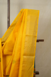 Yellow Mulberry Silk Saree - SRYMSS01