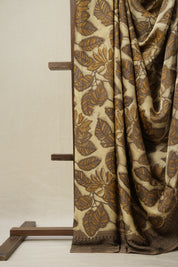 Cream HBP Modal Silk Saree - SRCMSS510