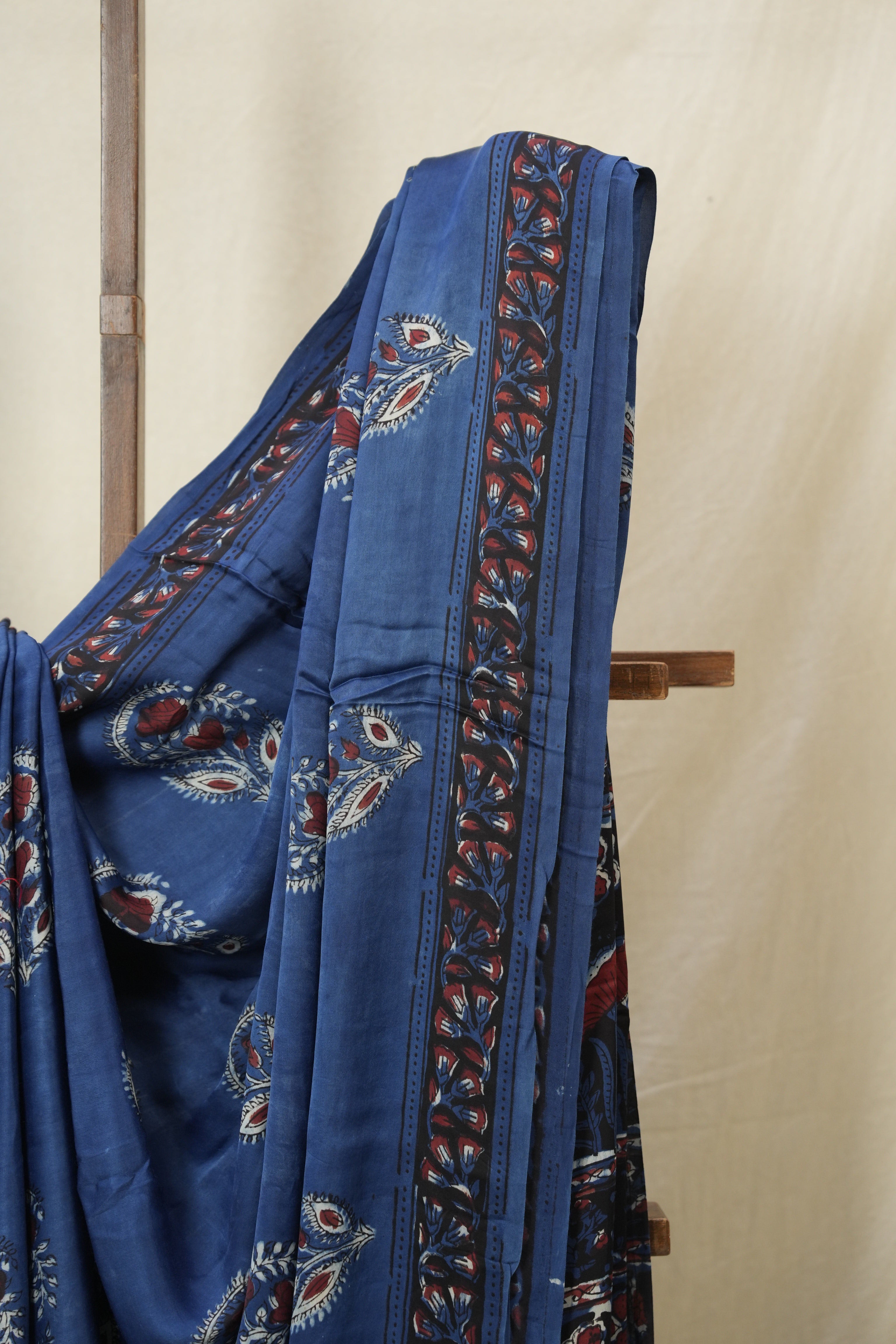 Blue HBP Modal Silk Saree - SRBMSS577