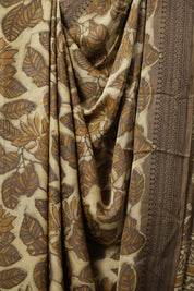 Cream HBP Modal Silk Saree - SRCMSS510