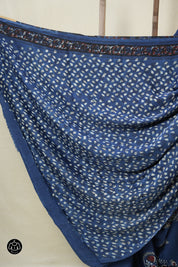 Blue HBP Modal Silk Saree - SRBMSS577