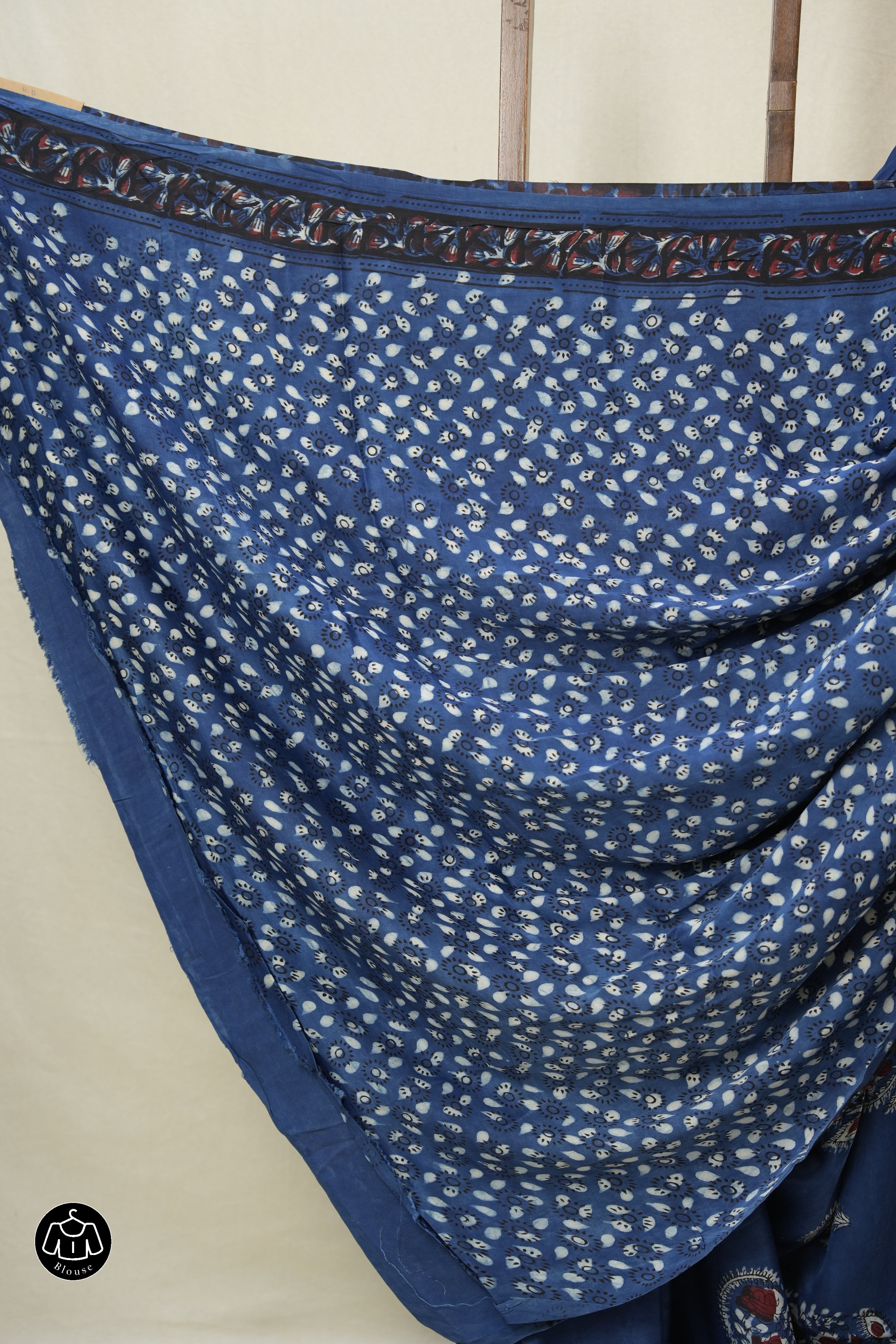 Blue HBP Modal Silk Saree - SRBMSS577