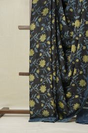 Black HBP Modal Silk Saree - SRBMSS576
