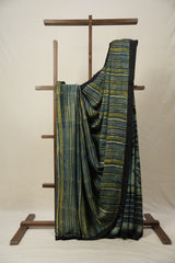 Blue Green HBP Modal Silk Saree - SRBGMSS511