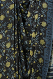 Black HBP Modal Silk Saree - SRBMSS576