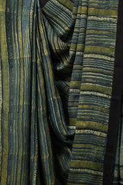 Blue Green HBP Modal Silk Saree - SRBGMSS511
