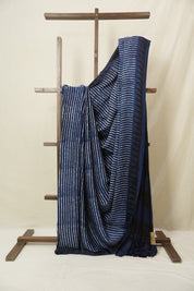 Indigo Blue HBP Modal Silk Saree - SRIBMSS575