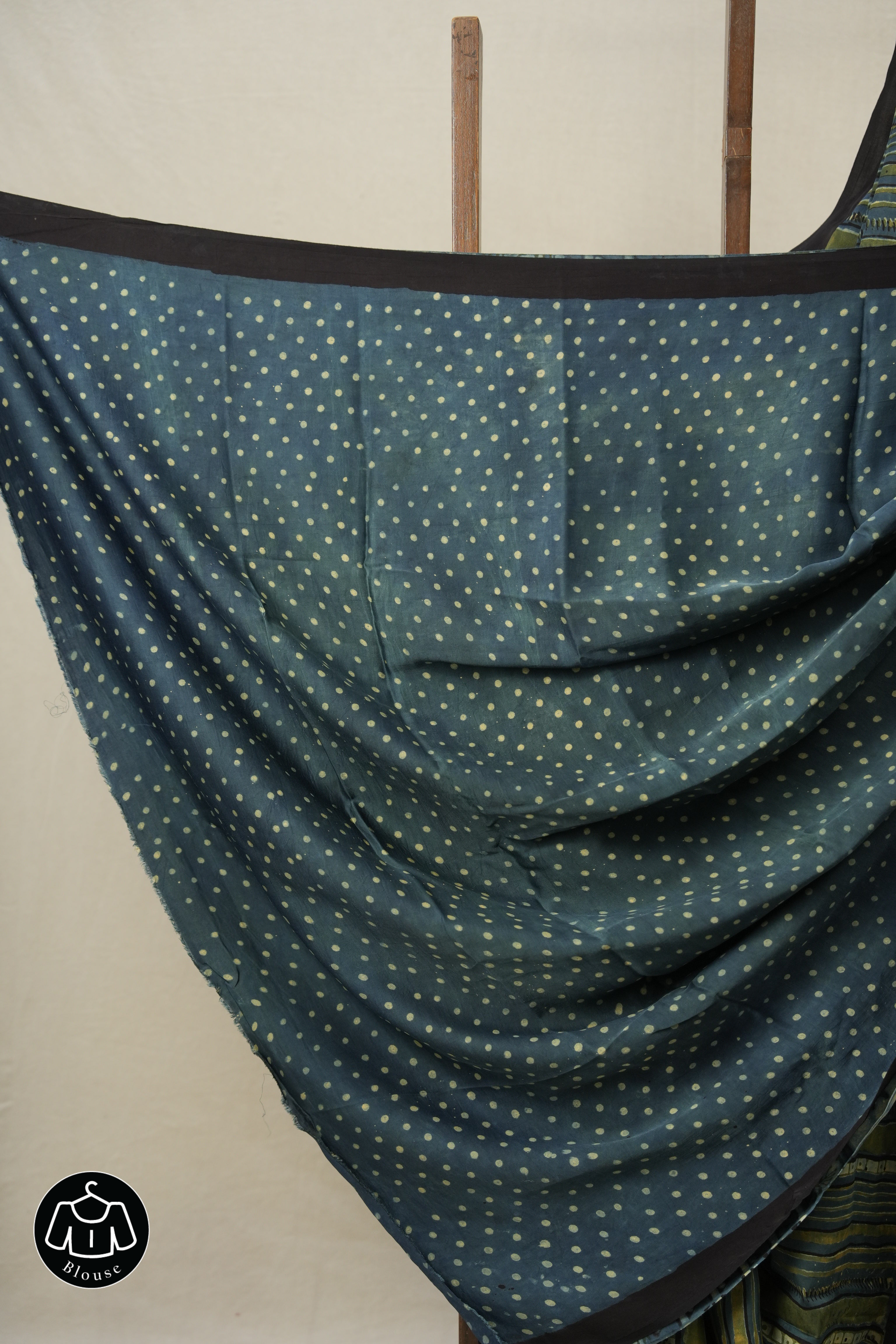Blue Green HBP Modal Silk Saree - SRBGMSS511