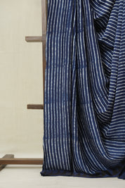 Indigo Blue HBP Modal Silk Saree - SRIBMSS575