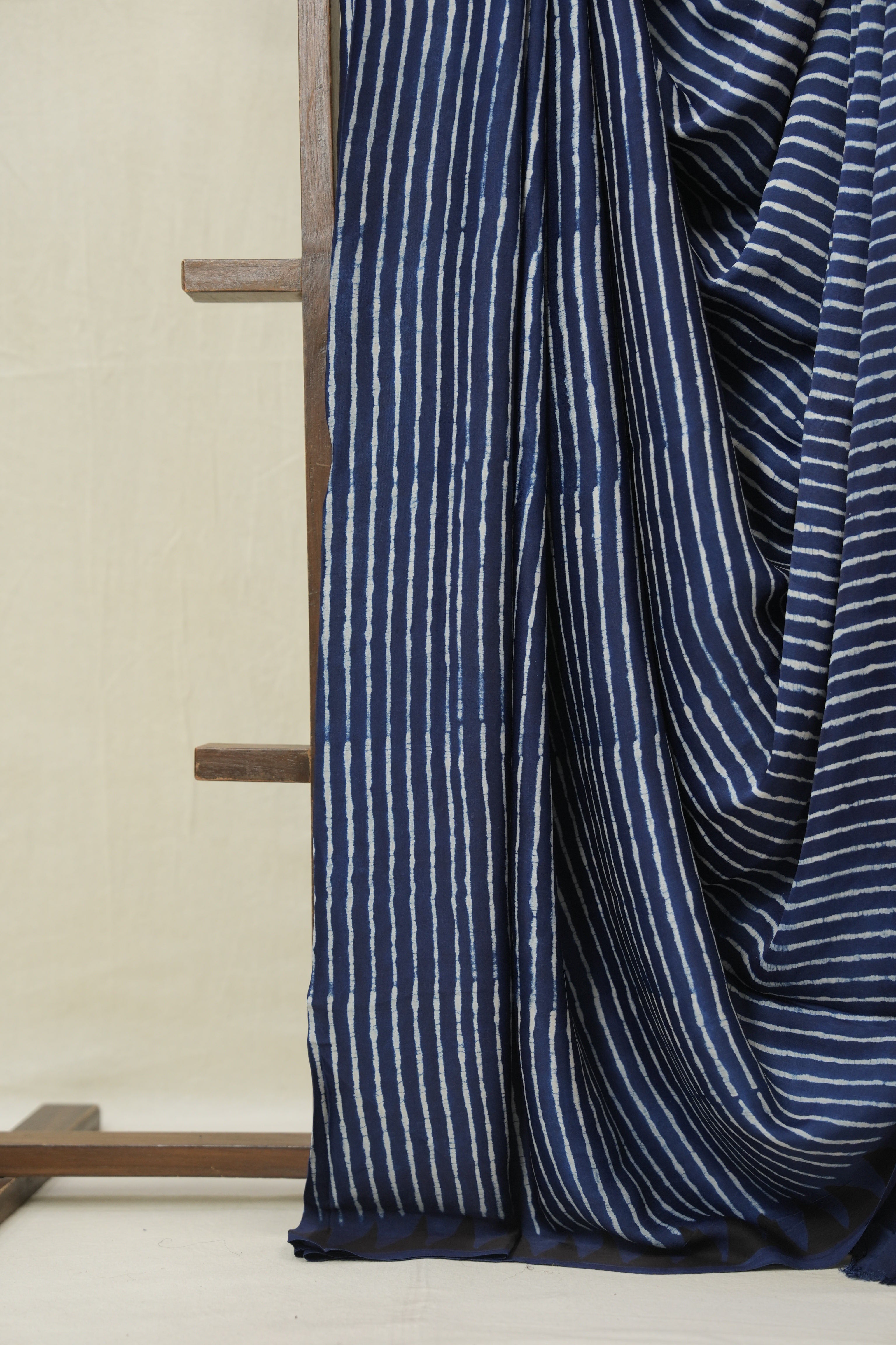 Indigo Blue HBP Modal Silk Saree - SRIBMSS575