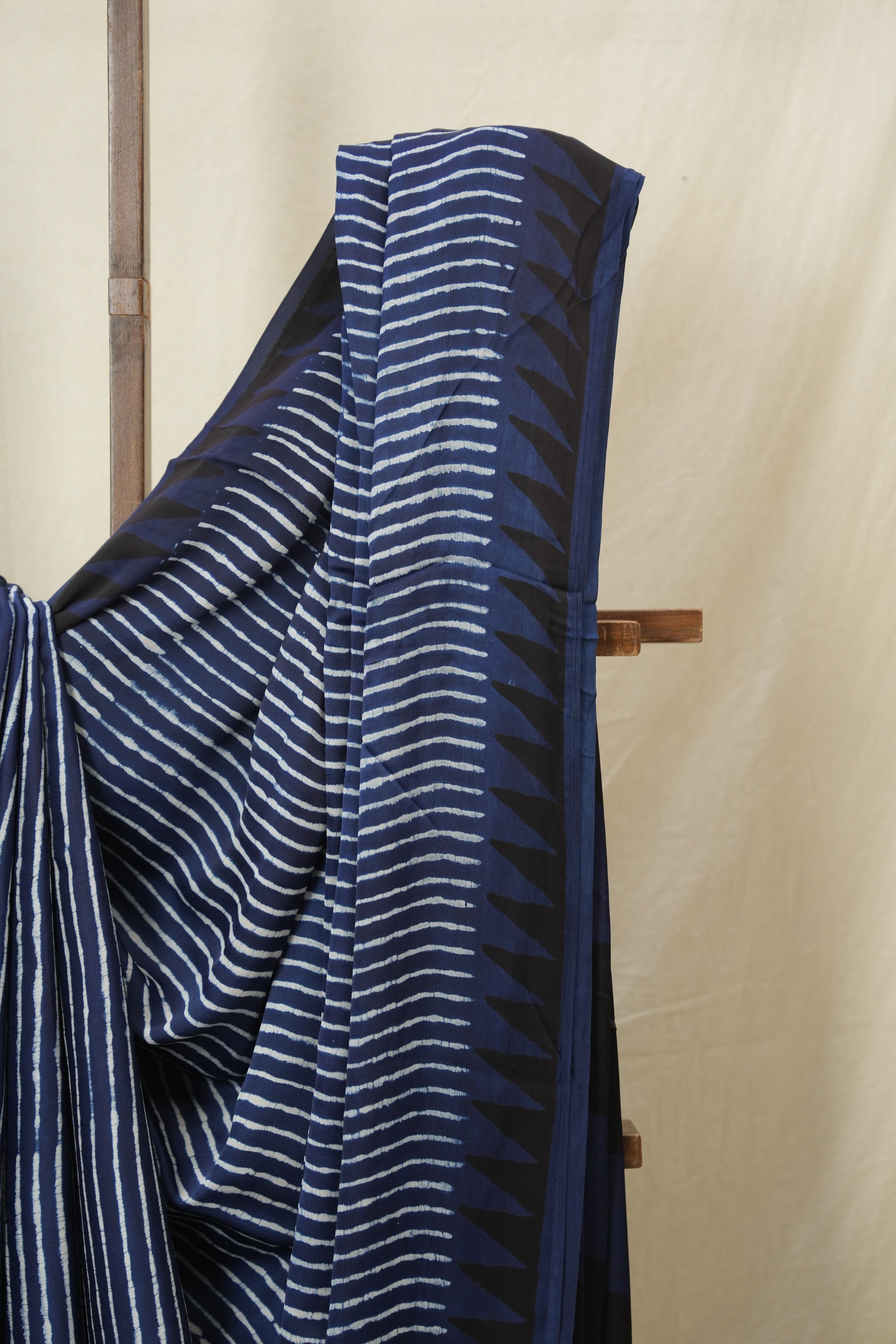 Indigo Blue HBP Modal Silk Saree - SRIBMSS575