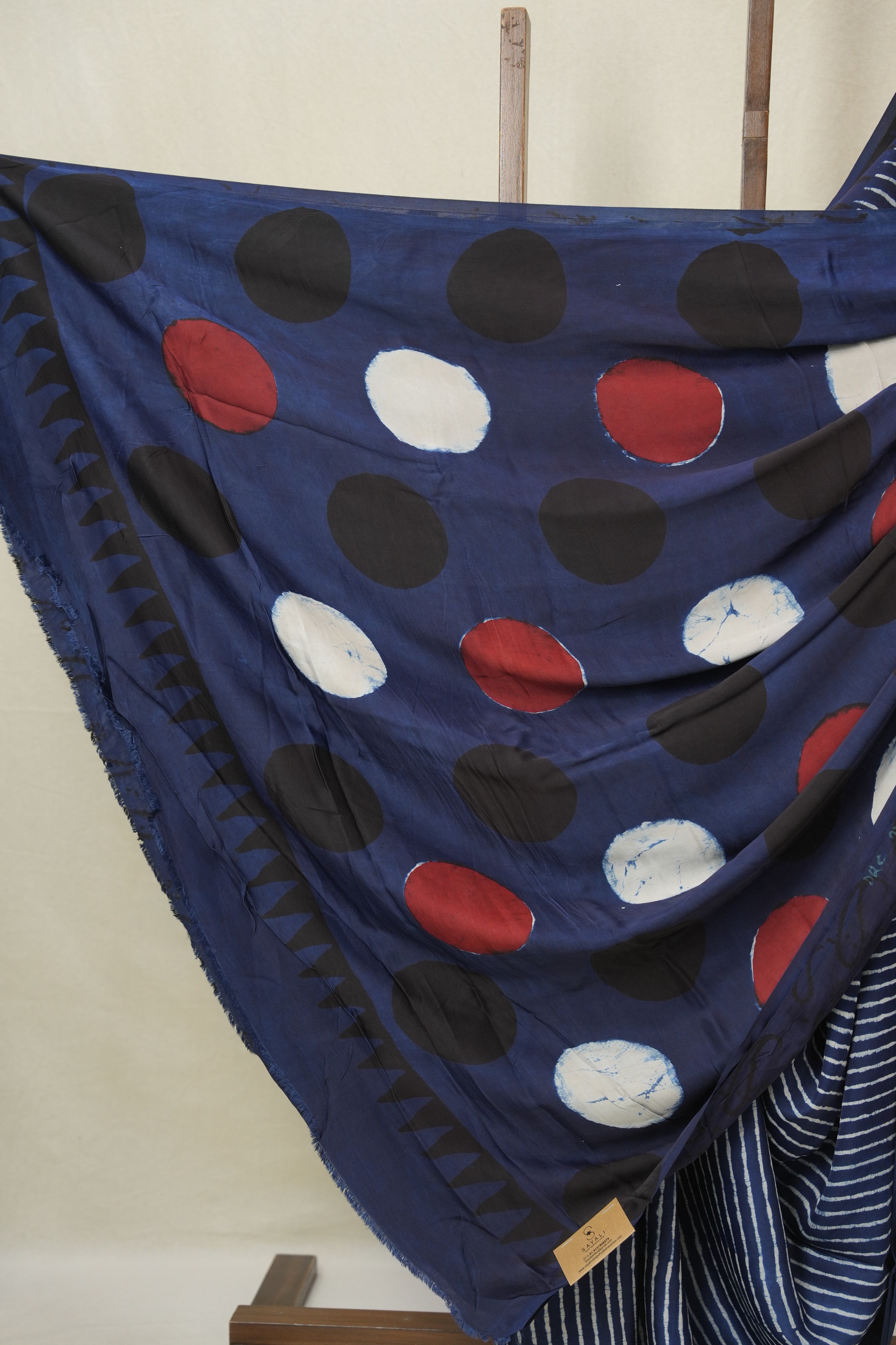 Indigo Blue HBP Modal Silk Saree - SRIBMSS575