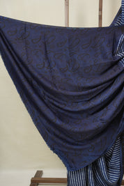 Indigo Blue HBP Modal Silk Saree - SRIBMSS575