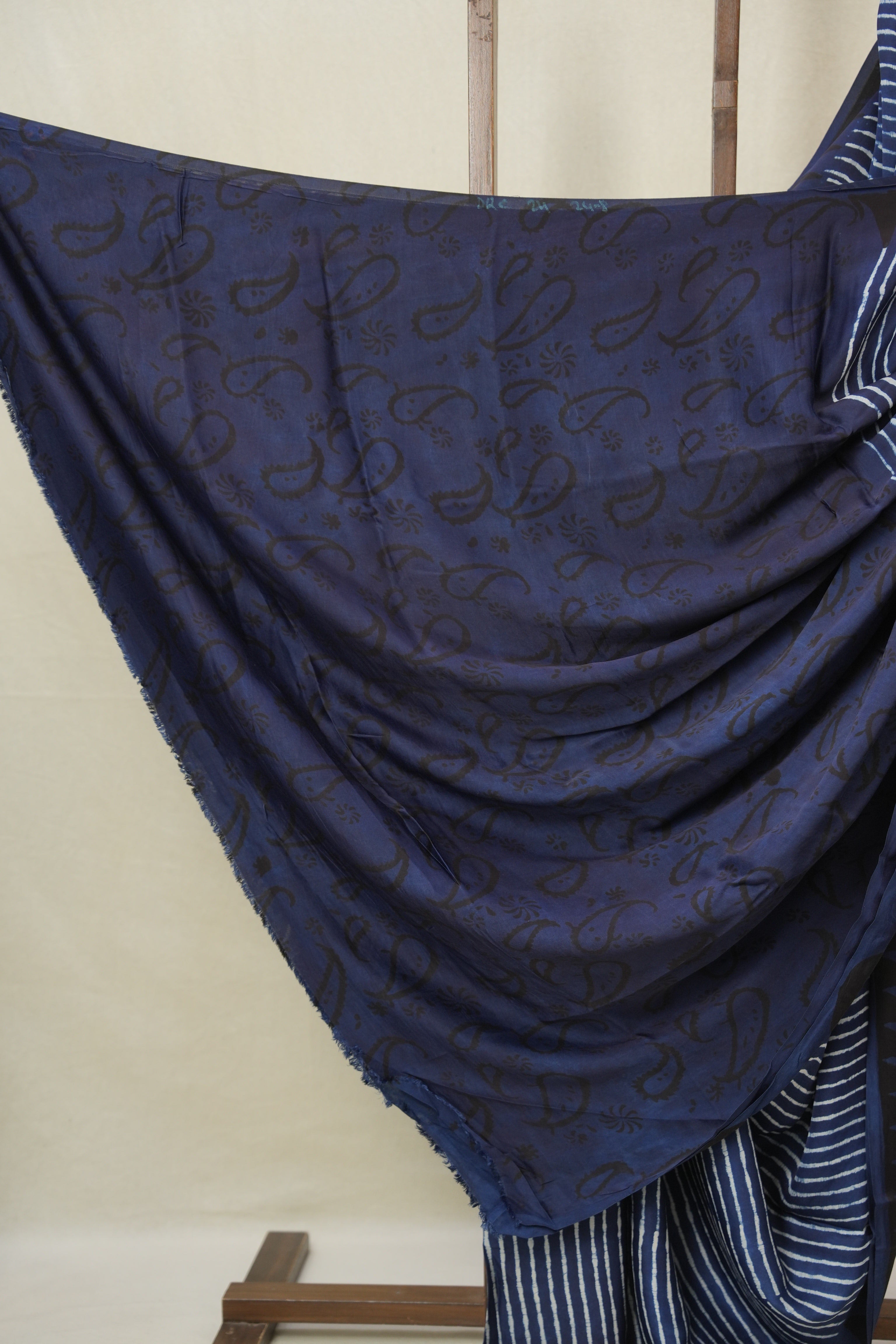 Indigo Blue HBP Modal Silk Saree - SRIBMSS575