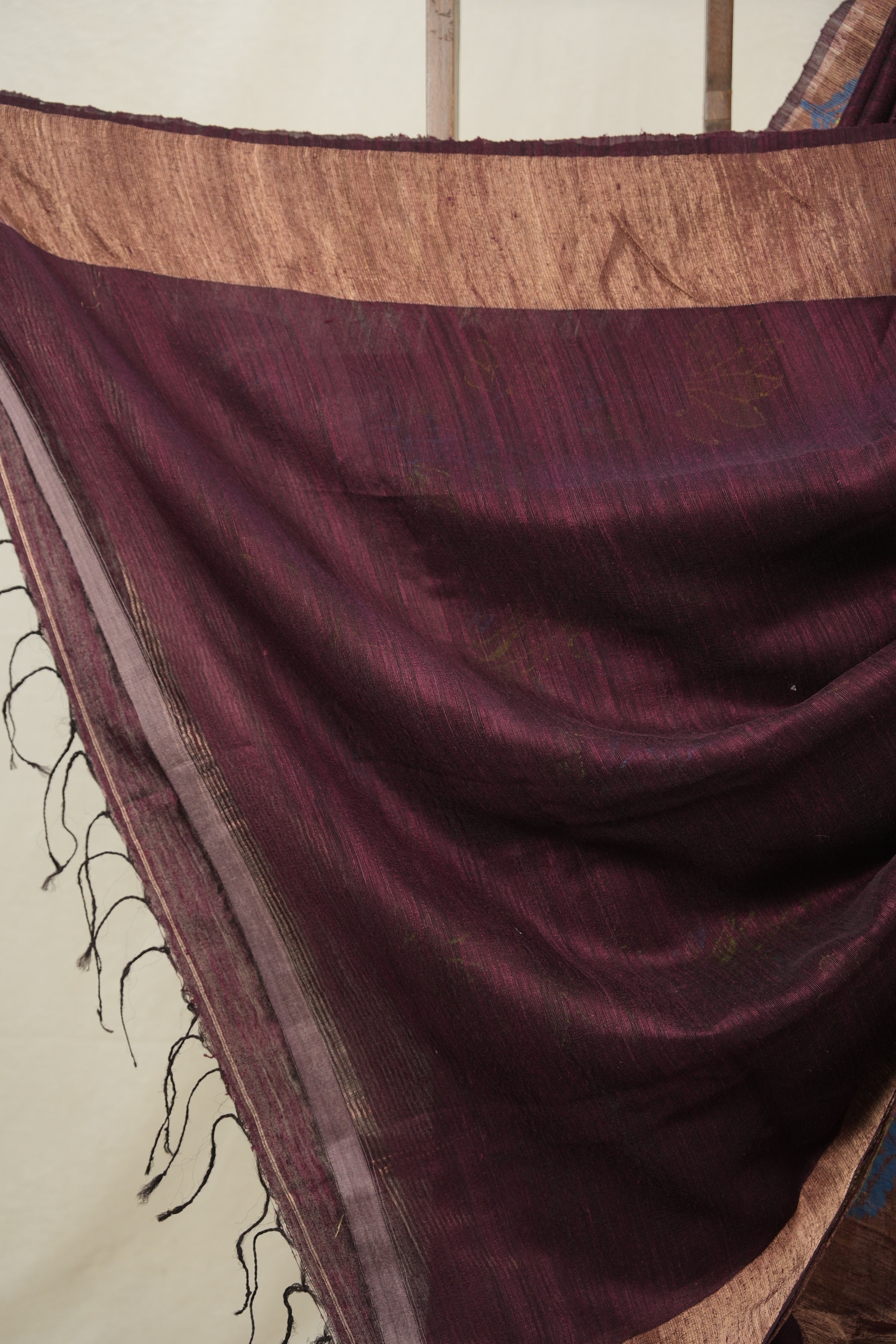 Wine Matka Silk Jamdani Saree - SRWMSJS94
