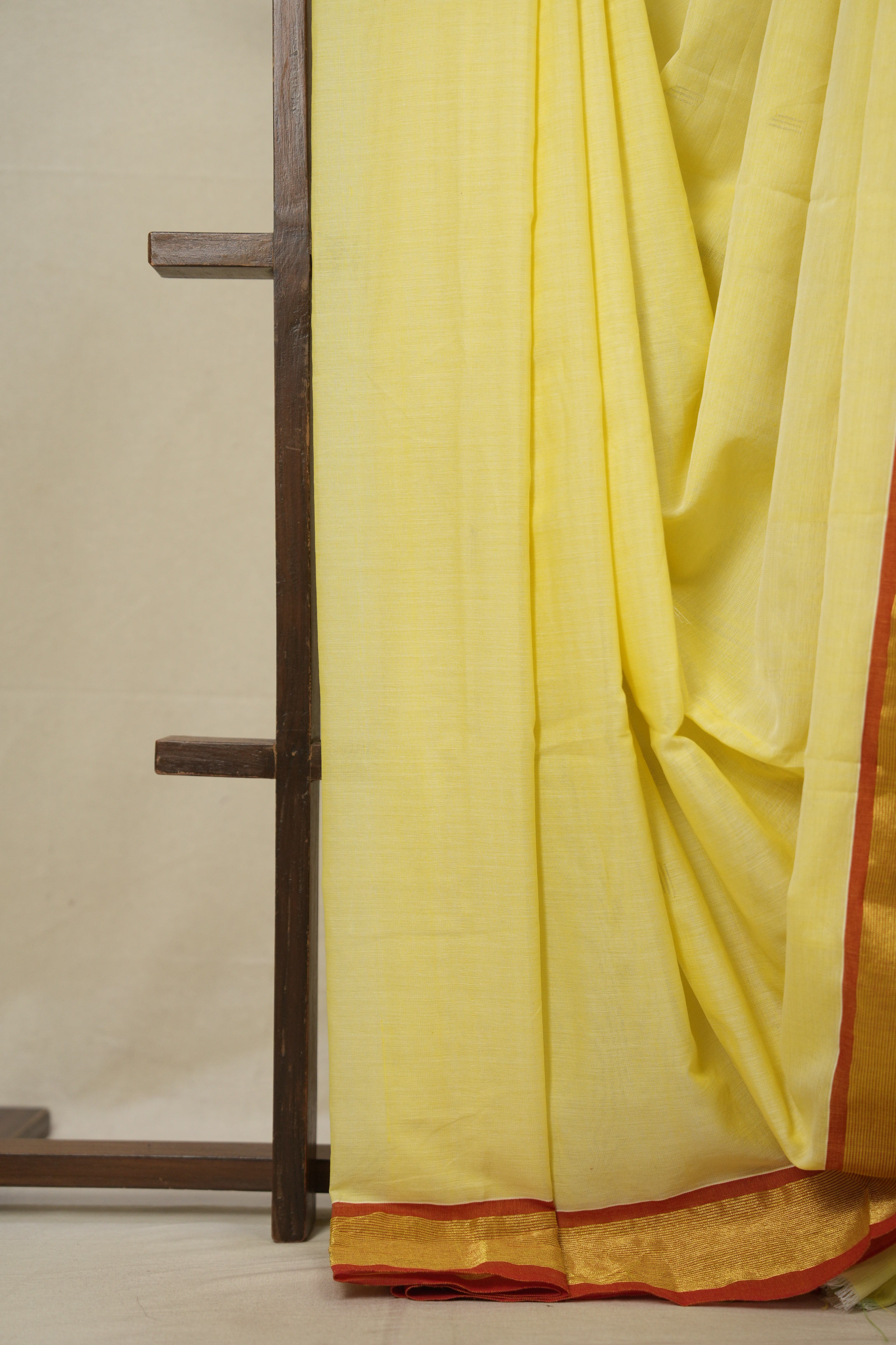 Pestle Yellow Cotton Paithani Saree - SRPYCPS668