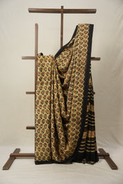Cream HBP Modal Silk Saree - SRCMSS497