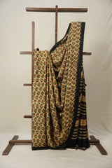 Cream HBP Modal Silk Saree - SRCMSS497