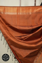 Black Mulberry Silk Saree - SRBMSS05