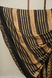 Cream HBP Modal Silk Saree - SRCMSS497