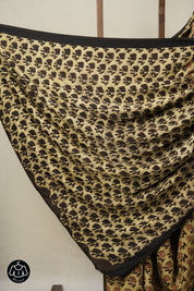 Cream HBP Modal Silk Saree - SRCMSS497