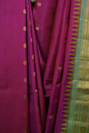 Magenta Gadwal Silk Saree - SRMGSS661