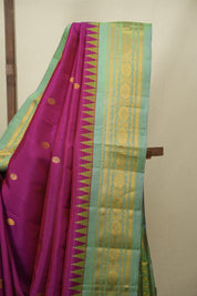 Magenta Gadwal Silk Saree - SRMGSS661