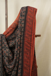 Black HBP Modal Silk Saree - SRBMSS572