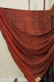 Black HBP Modal Silk Saree - SRBMSS572