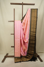 Baby Pink Gadwal Silk Saree - SRBPGSS660