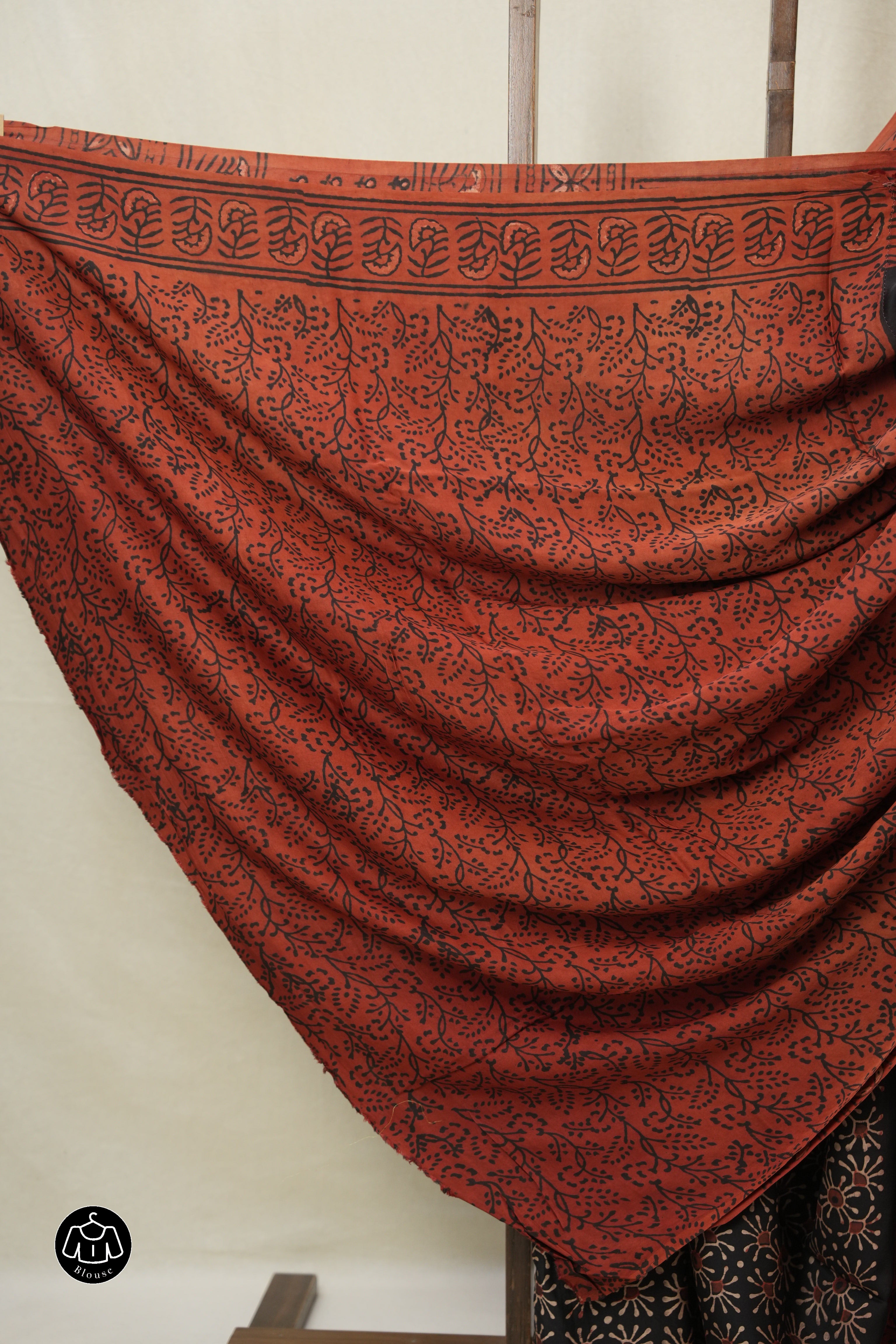 Black HBP Modal Silk Saree - SRBMSS572
