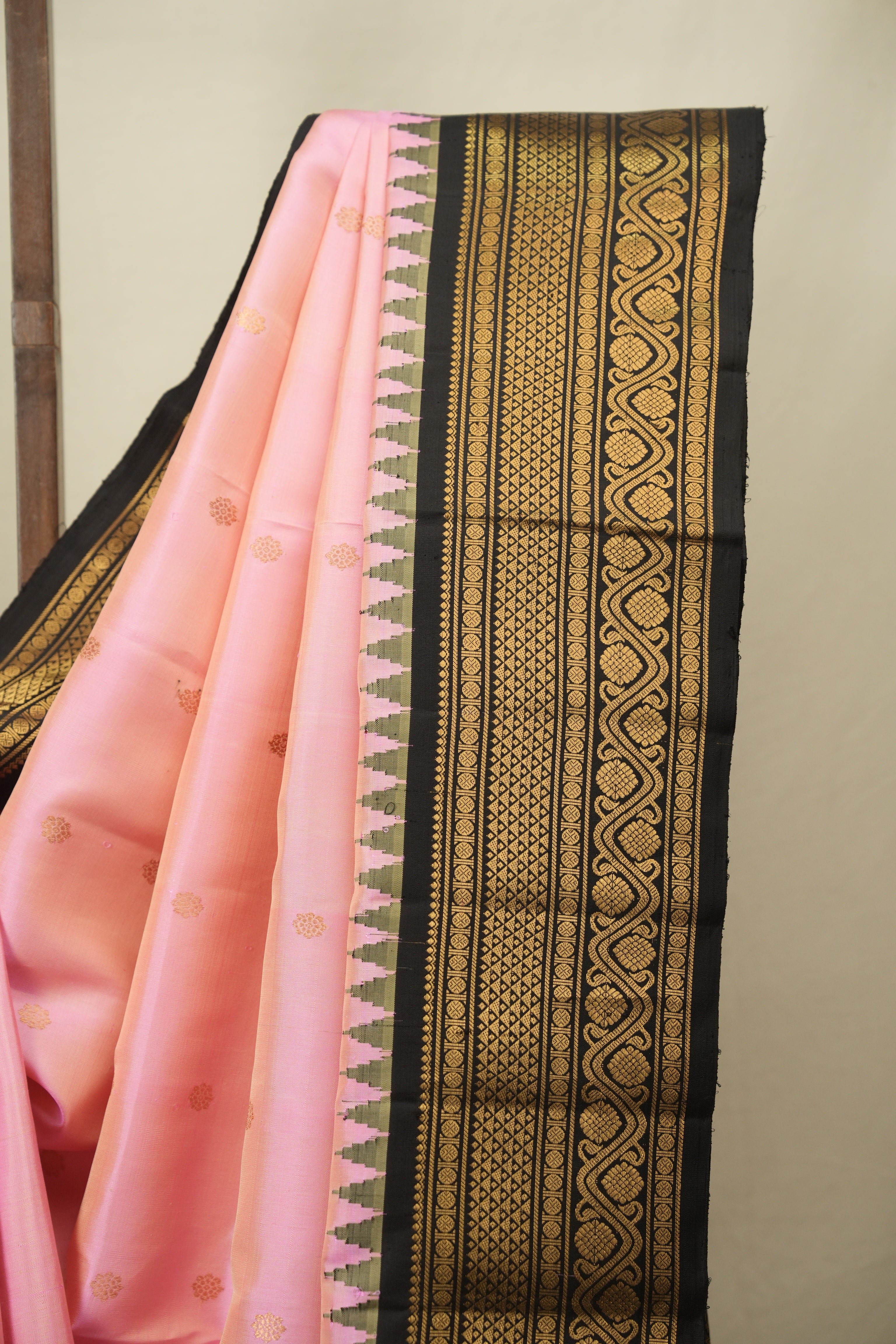 Baby Pink Gadwal Silk Saree - SRBPGSS660