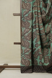 Mint Green HBP Modal Silk Saree - SRBMSS565