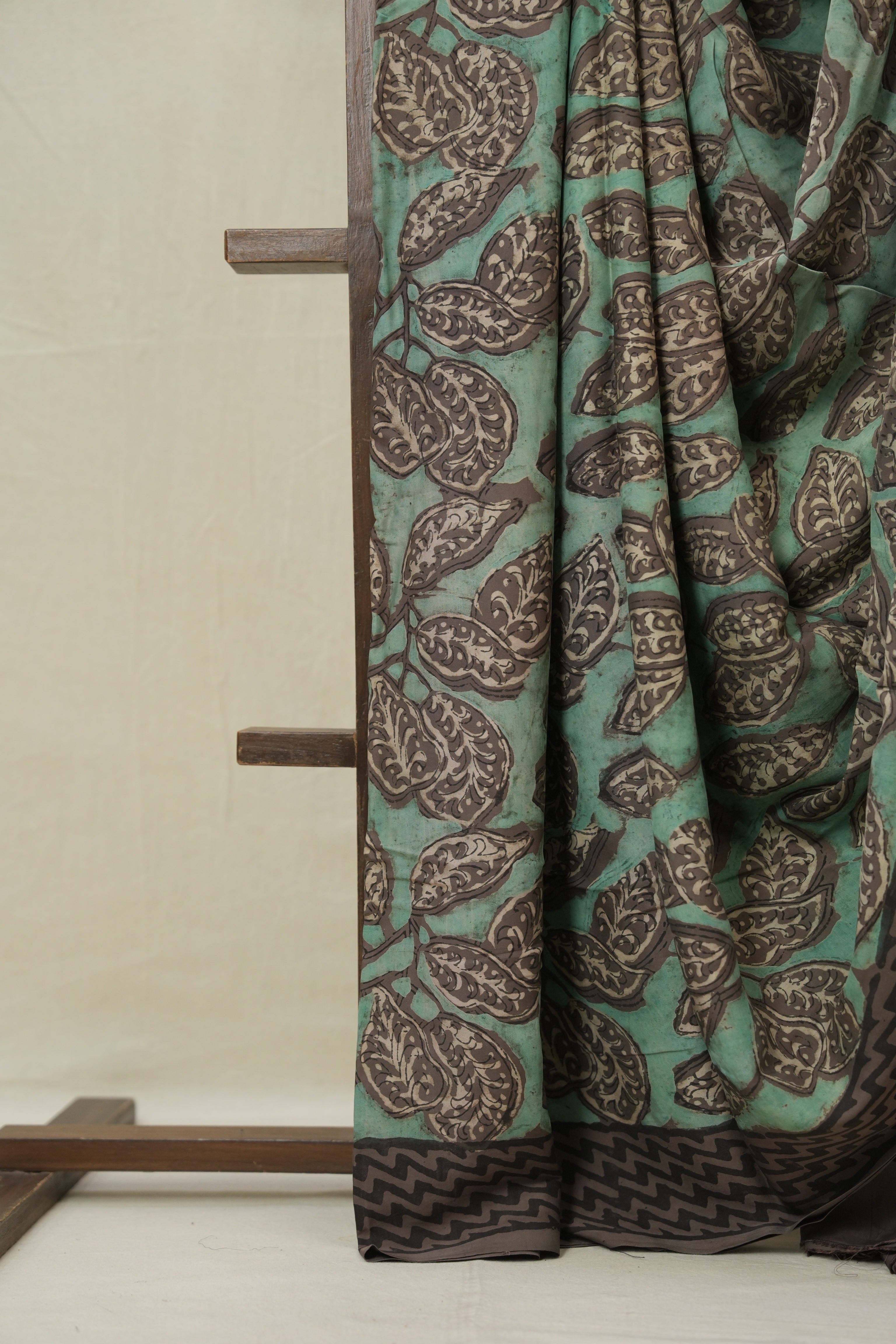Mint Green HBP Modal Silk Saree - SRBMSS565