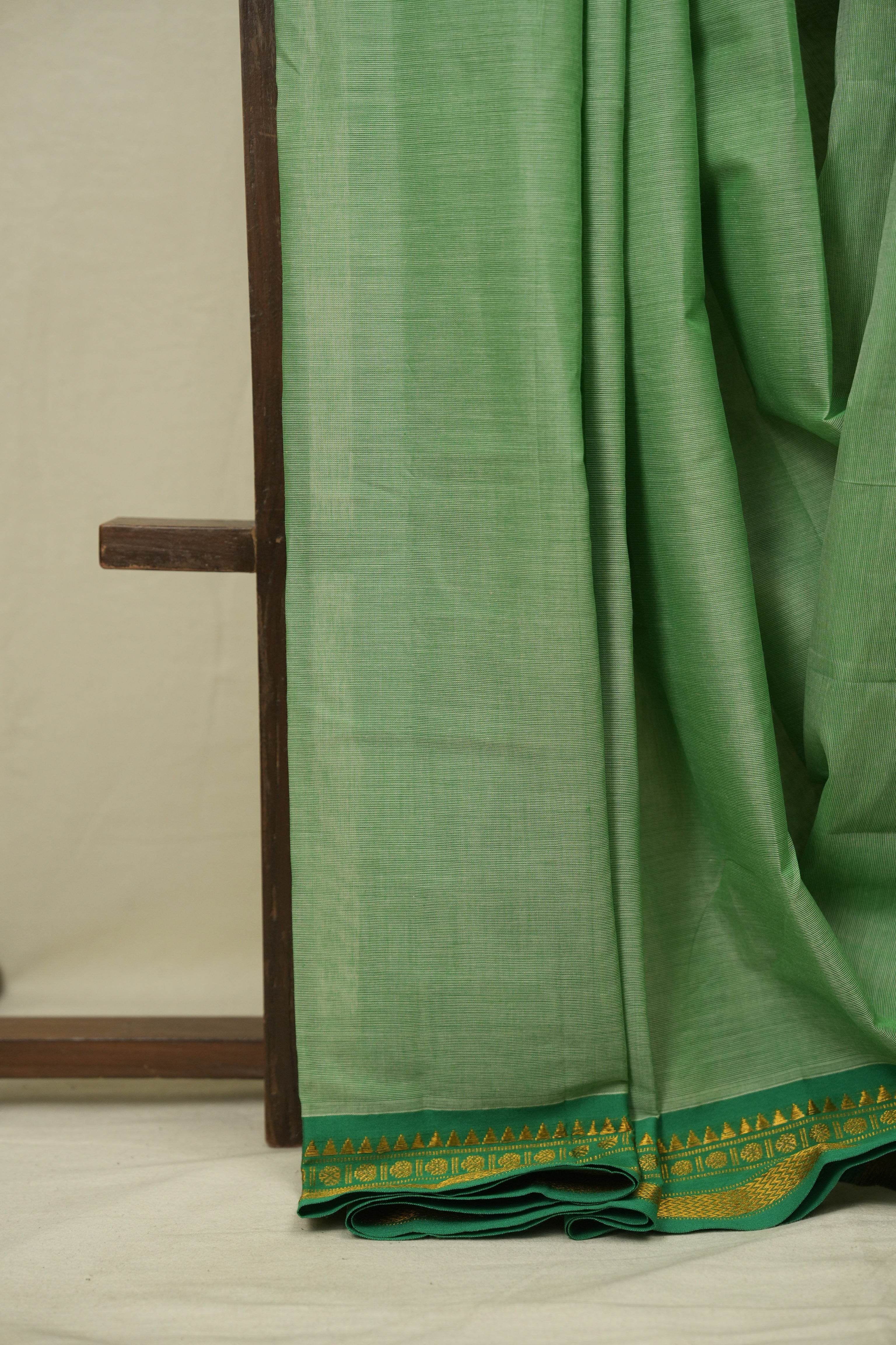 Pista Narayan Peth Cotton Saree - SRPNPCS84