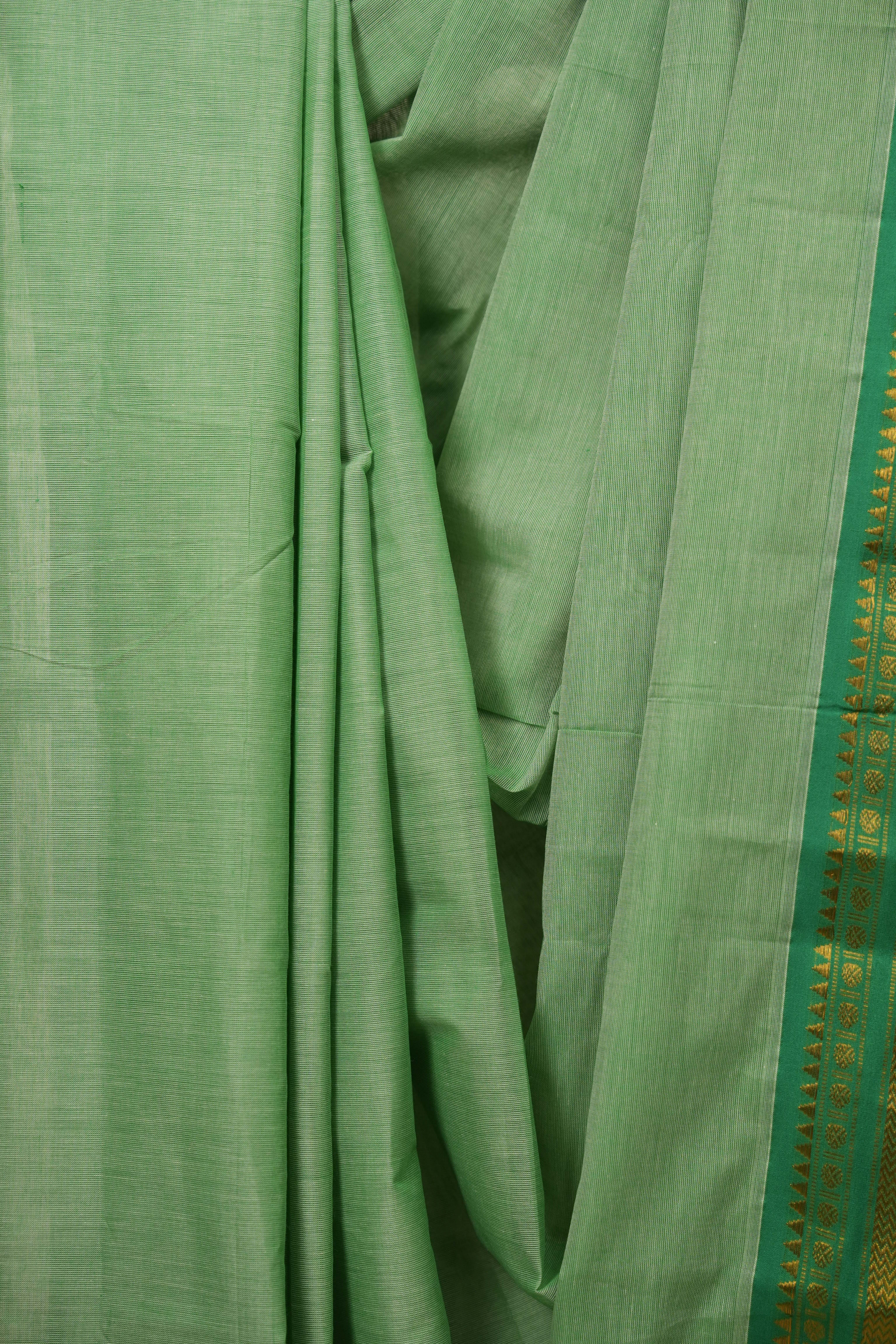 Pista Narayan Peth Cotton Saree - SRPNPCS84